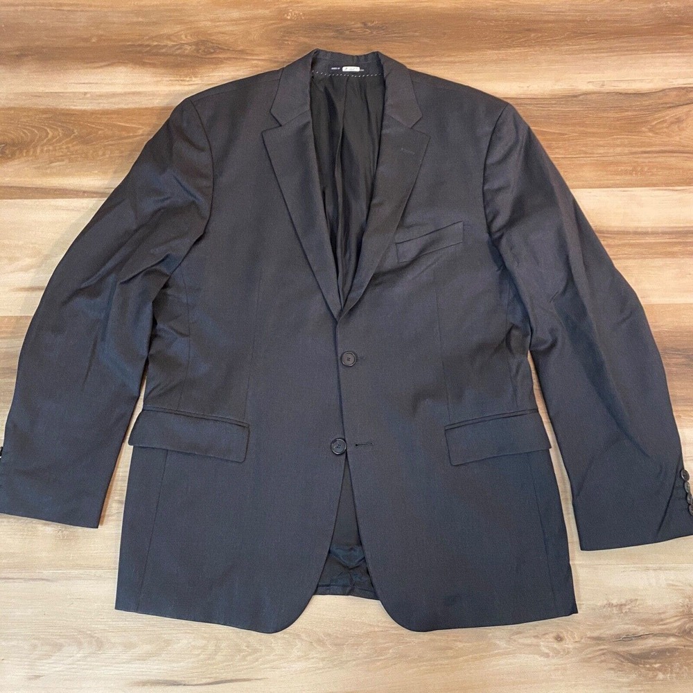 Hugo‎ Boss Blazer Mens 42R Sports Jacket 2 Button Wool Gray Pasolini Made in USA